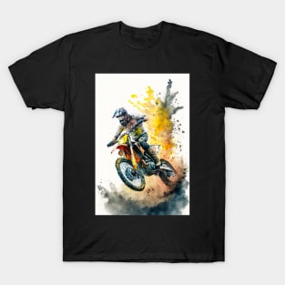 Dirt Bike Anime Style T-Shirt